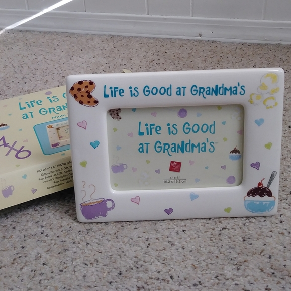 Vintage life is good at grandma's picture frame - Picture 1 of 8